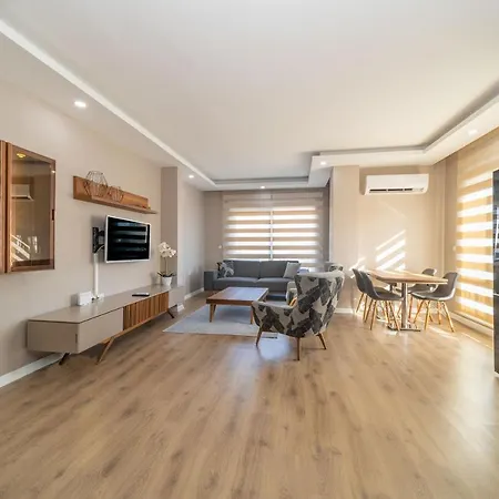公寓 Modern & With Shared Pool In Colorful Muratpasa *